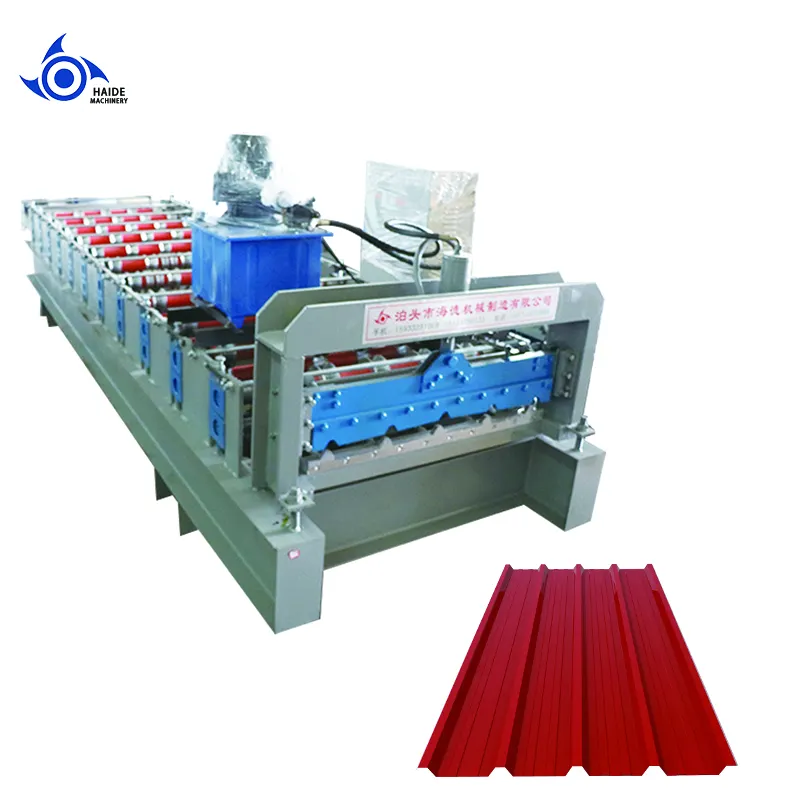 HAIDE Factory Bestseller macchina per lo stampaggio di lamiere per coperture metalliche attrezzature per coperture metalliche per la produzione di rivestimenti in ceramica