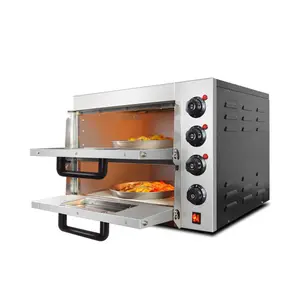 Automatic Bakery Oven/ Commercial Single Layer Electric Bread Pizza Oven With Stone