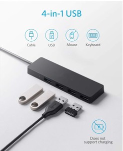 Cao-Tốc Độ USB2.0 OTG <span class=keywords><strong>Hub</strong></span> Với 4-Cổng Nhiều ABS Cổng Hiệu Quả Truyền Dữ Liệu Thiết Bị Sạc Máy Tính Xách Tay Loại C Giao Diện Cổ - Product Image 5