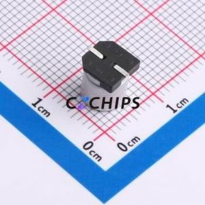 Condensateur électrolytique hybride solide-liquide en aluminium SMD HHXD250ARA101MF80G, D6.3xL8mm 100uF 20% 25V 200mA-120Hz - Product Image 2