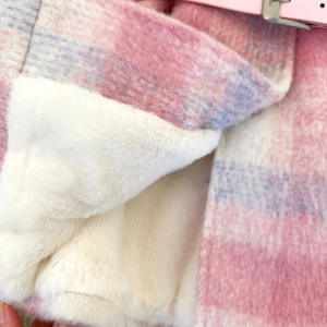 เสื้อโค้ทขนสัตว์สำหรับ<span class=keywords><strong>เด็ก</strong></span>ผู้หญิงสไตล์อังกฤษคุณภาพสูง สำหรับฤดูหนาว บุขนแกะหนานุ่ม แฟชั่นใหม่ล่าสุด - Product Image 5