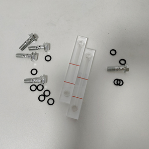 Jauge de niveau d'huile pour compresseur Manny YJ-110 avec fenêtre en verre transparent pour une surveillance précise - Product Image 3