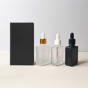 Bán Buôn Frosted Glass 30Ml 'Dripper Chai Với Hộp 15Ml 50Ml 100Ml Tinh Dầu '<span class=keywords><strong>Droper</strong></span> Chai Với Màu Đen Nắp Màu Trắng - Product Image 5