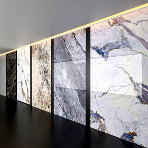Paneles Decorativos de Pared de PVC con Diseño Moderno y Lujoso, Lámina de Mármol, Tablero UV con Grano Completo, Impermeable, Resistente al Fuego, para Hogar, Hotel, Villa - Product Image 2