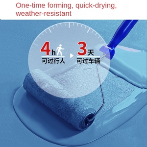 Peinture acrylique trois-en-un OEM/ODM à base d'eau, inorganique, anti-salissure, imperméable et résistante aux alcalis pour sols en ciment extérieurs - Product Image 3