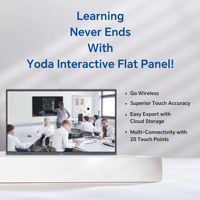 55/65/75/85/100 pouces Android/wins Ops double système Smart Board écran tactile projecteur sans fil tableau blanc interactif pour l'école