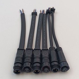 M12 connettore impermeabile solido Pin cavo sensore personalizzato DC spina USB tipo 12V tensione nominale 10A rame diretto fonte di fabbrica - Product Image 3