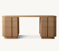 Meubles de salon modernes et luxueux de style américain Tables de bureau en chêne et bois massif