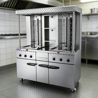 Grill électrique commercial de style moyen-oriental pour poulet, kebab et shawarma