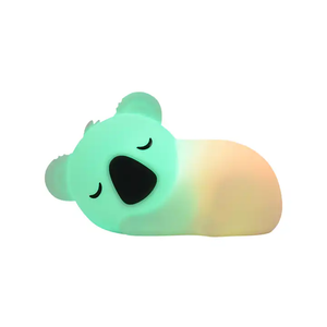 ไฟซิลิโคนรูปสัตว์น่ารักไฟ LED สีสันสดใสสำหรับเด็กไฟกลางคืนซิลิโคนรูปสัตว์ในห้องนอน - Product Image 1