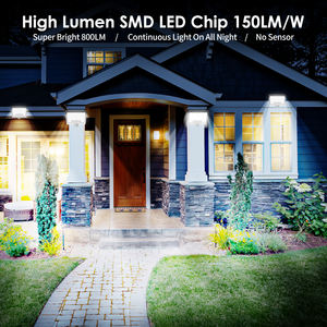 800LM Dusk to <span class=keywords><strong>Dawn</strong></span> Luces solares Interior Exterior LED Jardín Lámpara de pared Luz solar de cobertizo - Product Image 6