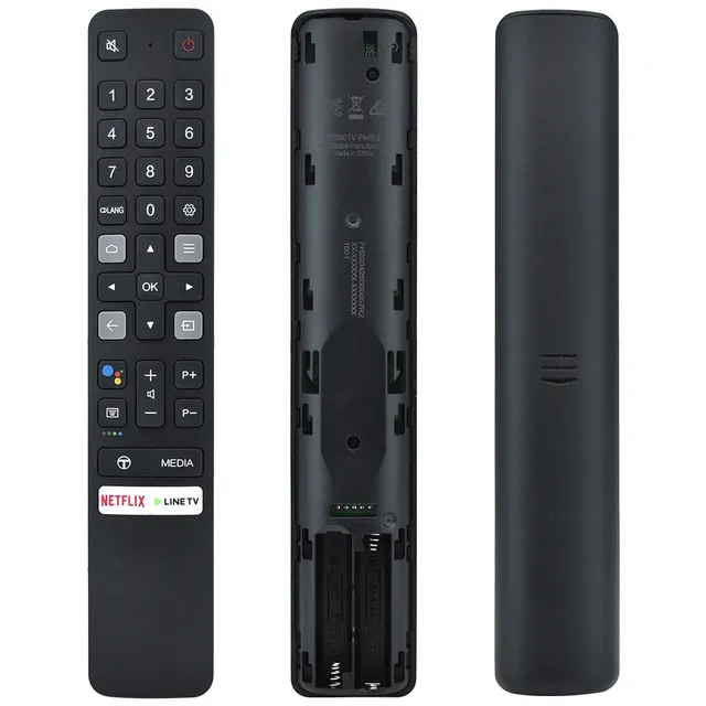TCL Smart Android LED TV Remote Control RC901V FMR3 Original Voice for Bluetooth Net/flix TV Controller Learning Code Waterproof