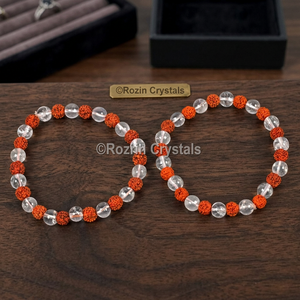 Meilleur rapport qualité-prix pour pendentif en pierre précieuse Rudraksa d'agate et cristal énergétique, en vente - Product Image 3