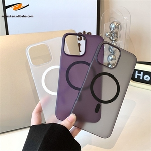 Siêu Mỏng Matte Magnetic phí không dây rõ ràng trường hợp đối với <span class=keywords><strong>iPhone</strong></span> 13 12 11 Pro Max 16 15 14 cộng với cứng PC Bìa - Product Image 6