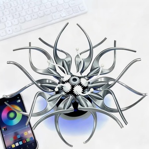 Decoración de Pared Creativa BETTER, <span class=keywords><strong>Flor</strong></span> Inmortal con Forma Mecánica Cambiable y Efecto de Iluminación RGB - Product Image 2