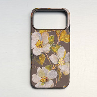 Coque de protection premium anti-chute à motif floral peinture à l'huile vintage pour iPhone 18 Pro Max, compatible avec les coques de téléphone iPhone 17, 16, 15, 14, 13