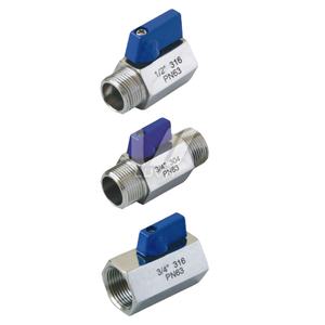 Stainless Steel Manual <strong>Mini</strong> <strong>Ball</strong> <strong>Valve</strong> PN63 F/F F/M M/M NPT BSPP BSPT OEM Water/Gas/Oil Commercial Kitchen Use 1/4"-2" Port Size - Product Image 3