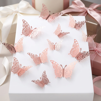 Patch brodé 3D Papillon – Applique de luxe écologique et durable pour vêtements et sacs – Idéal pour la Saint-Valentin