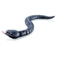 Serpiente de Juguete con Control Remoto Infrarrojo, Simulación de Serpiente Sonorera, 4 Colores, Recargable por USB, Juguete de Broma para Niños