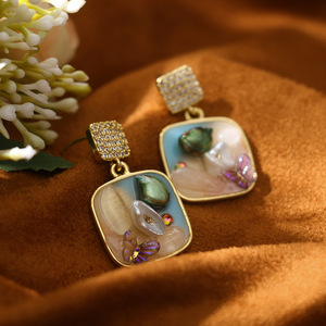 Conjunto de Joyería con Perlas Barrocas, Collar y Pulsera de Amatista Púrpura Irregular y Aventurina, Accesorio Ajustable para <span class=keywords><strong>Celebraciones</strong></span> - Product Image 2