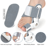 Correcteur d'hallux valgus avec séparateur d'orteils pour soulager la douleur - Soin des pieds durable et respirant