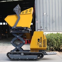 Mini-dumper tout-terrain 1 tonne pour le transport en ferme et en verger