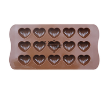 Valentinstag Geschenk Antihaft Lebensmittel qualität Silikon formen Backen Schokoriegel Formen DIY Brown Candy Bag Kerzen seife