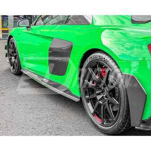 Falda lateral de fibra de carbono seca estilo GT RWD para Audi R8 2020-2024 - Product Image 3