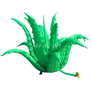 <span class=keywords><strong>Aloe</strong></span> Vera inflable de 8 m de diámetro, modelo de planta <span class=keywords><strong>gigante</strong></span> de pie, decoración para fiestas y eventos, Material Oxford, accesorios para Sopladores de aire - Product Image 1