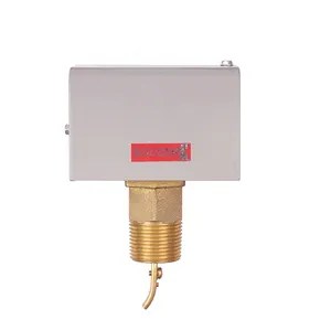 F61KB-11C interruptor de fluxo líquido de aço inoxidável para tubos de água de refrigeração, unidades de resfriamento de água