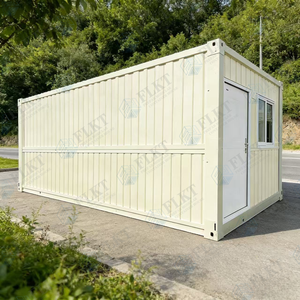 FLKT Maison conteneur pliable à montage rapide en 4 minutes, bureau <span class=keywords><strong>de</strong></span> chantier moderne, salle <span class=keywords><strong>de</strong></span> réunion modulaire mobile, logement préfabriqué pour le personnel - Product Image 6
