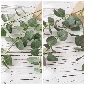 CallaFloral Eucalyptus Artificial <b>Flower</b> Single Branch <b>Light</b> Green Indoor Decoration - Product Image 3