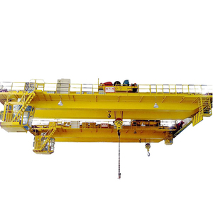 Pont roulant à double poutre de 15 tonnes avec grappin de préhension, capacité de 0,5 m³ à 5 m³, moteur principal, pompe, télécommande sans fil - Product Image 1