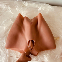 Bragas acolchadas de silicona para mujer, bragas ajustadas con glúteos falsos, lencería de trasero alto, ropa interior de glúteos falsos, Fesses de silicona