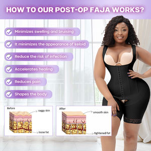 Faja Colombiana Levantador de Glúteos Para Mujer Prendas de Compresión <span class=keywords><strong>Post</strong></span> Cirugía Control de Barriga Adelgazante <span class=keywords><strong>Fajas</strong></span> para Mujer - Product Image 6