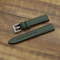 Bracelet de montre intelligente de luxe en cuir respirant, acier inoxydable, étanche, avec logo personnalisé, 18/20/22 mm, FKM, à libération rapide, beige, gris, hybride