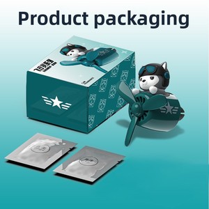 Diffuseur de parfum pour <span class=keywords><strong>voiture</strong></span> en ABS Husky, mini avion à fixer sur grille d'aération, décoration de <span class=keywords><strong>voiture</strong></span> pour climatisation - Product Image 5