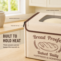 Kotak Pengembang Roti dengan Pengontrol Suhu PID 32-113F Presisi 1F Timer 48 Jam untuk Pengembangan Adonan Sourdough dan Pembuatan Yogurt