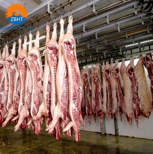 Chaîne d'abattage automatique de porcs en acier inoxydable avec moteur à roulement, machine commerciale haute efficacité pour l'échaudage et l'épilation des porcs - Product Image 1