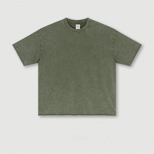 Traje Vintage americano de verano 2025 para <span class=keywords><strong>hombre</strong></span>, pantalones cortos deportivos térmicos de terciopelo de algodón informal de talla grande, camiseta lavada, Salón desgastado - Product Image 2