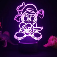Lampe de nuit LED FNF Friday Night Funkin pour salle de jeux