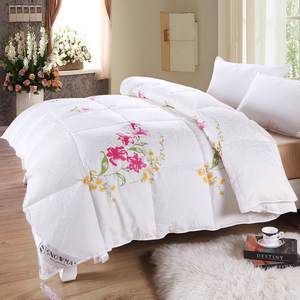 Couette en polyester super douce lavable en machine, couette en duvet de canard blanc, Edredom De Luxo - Product Image 3