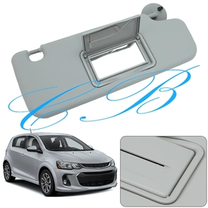 <span class=keywords><strong>Para</strong></span> Chevrolet Sonic 2012-2020 visera parasol Spark <span class=keywords><strong>Aveo</strong></span> cabina delantera parasol tablero con espejo de techo solar 95327509 1902132 - Product Image 4