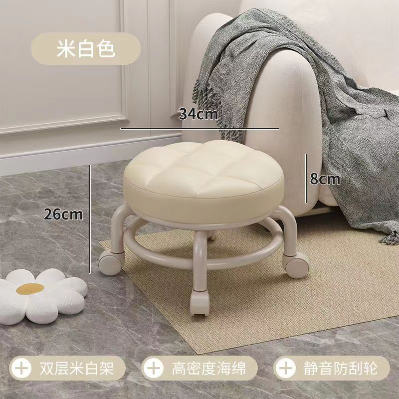 White - thick cushion - mute anti-sliding wheel