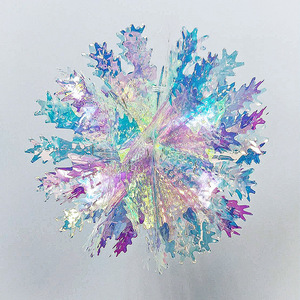 <span class=keywords><strong>2023</strong></span> Film ornement fête mariage saint valentin noël flocon de neige pendentif papier bonne année nouvel an Led chapeau pour dames - Product Image 2