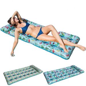 Flotteur gonflable à eau Chaise inclinable à 18 trous Lit flottant pour nager dans l'eau Lit flottant pour jouer dans l'eau Flotteur flottant - Product Image 2