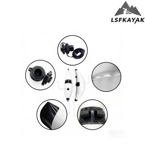 عوامة مائية خارجية من البولي فينيل كلوريد (PVC) للقوارب الكاياك مع ثبات محسن لركوب الأمواج في مياه المحيط - Product Image 4