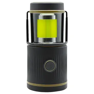 Rechargeable 1500LM 4 Light Modes Power Bank IPX4 Waterproof LED Camping Light Solar Rechargeable