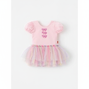 Vestido de Ballet con Cintas de Arcoíris para Niñas OZKIZ, Moda Infantil Coreana para Todas las Temporadas, de 2 a 7 Años, Venta al Por Mayor - Product Image 2