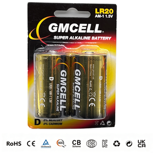 แบตเตอรี่ดีเซลล์ LR20 แบบอัลคาไลน์ สำหรับไฟฉาย ขายส่ง - Product Image 1